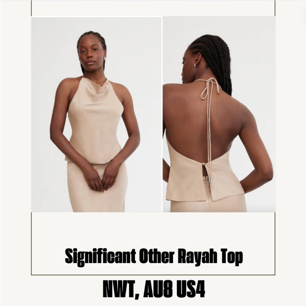 Brand new with tags. Significant Other Rayah halter top.
